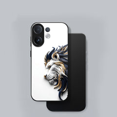 Vivo V60 5G Premium Acrylic Shockproof Glass Back Case (King’s Flow)