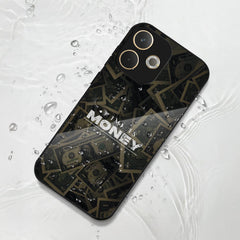 Oppo A5 Pro 5G Premium Acrylic Shockproof Glass Back Case (Time is Money )