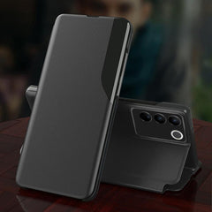 Vivo V27 / V27 Pro 5G Luxury Half Window Leather Flip Case
