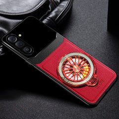 Samsung Galaxy A16 5G Original Luxury Leather Lens Wheel Ring Stand Case
