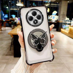Oppo F27 Pro+ 5G Premium Butterfly Stand Airbags Case