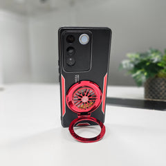 Vivo V27 5G Best Selling Stress Buster Wheel Aluminium Metal Scratch Resistant Back Case