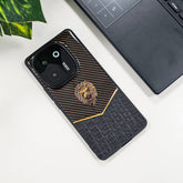 Vivo T3 Pro 5G Luxury Lion Pattern Leather And Liquid Silicone Case
