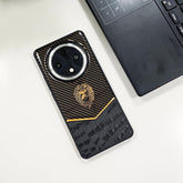 OPPO F27 PRO+ 5G Luxury Lion Pattern Leather And Liquid Silicone Case