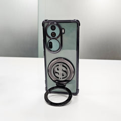 Oppo Reno 11 Pro 5G Four Corner Airbags 100% Original Astro Money Magnet Rotating Dollar Case