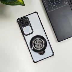 Vivo V30 Pro 5G Four Corner Airbags 100% Original Astro Money Magnet Rotating Dollar Case