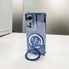 OPPO F25 PRO 5G Four Corner Airbags 100% Original Astro Money Magnet Rotating Dollar Case