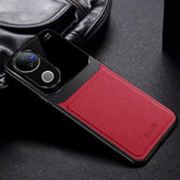 VIVO V50 5G Premium Leather Lens Protective Case