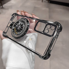 Vivo V30 Pro 5G Premium Stress Buster Wheel Rotating Shockproof Airbags Case