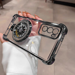 Oppo Reno12 5G Premium Stress Buster Wheel Rotating Shockproof Airbags Case