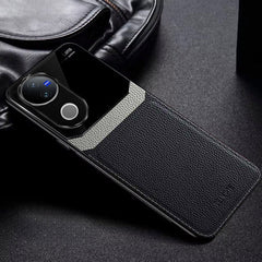 VIVO V50 5G Premium Leather Lens Protective Case