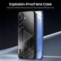 Samsung Galaxy A56 5G Triangle Pattern Matte Back Shockproof Case