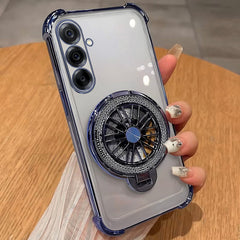Samsung Galaxy A36 5G Premium Stress Buster Wheel Rotating Shockproof Airbags Case