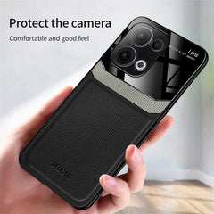 Oppo Reno13 5G Premium Leather Lens Protective Case