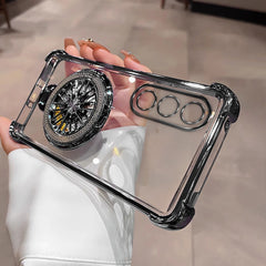 Oppo K12x 5G Premium Stress Buster Wheel Rotating Shockproof Airbags Case