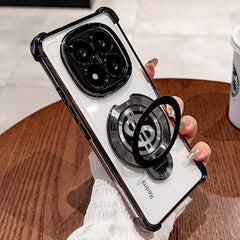Redmi Note 14 Pro+ 5G Four Corner Airbags 100% Original Astro Money Magnet Rotating Dollar Case