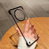 black transparent Oppo F27 Pro 5G case