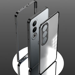 OnePlus Nord CE4 5G Aluminium Metal Bumper Shield Transparent Back Case