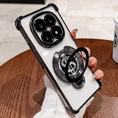 Oppo F29 5G Four Corner Airbags 100% Original Astro Money Magnet Rotating Dollar Case
