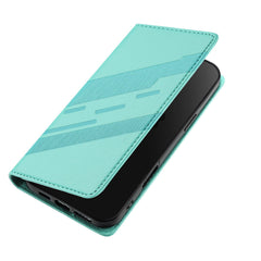 Stylish embossed leather wallet case for Oppo F27 Pro+ 5G