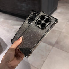 Redmi Note 14 Pro Plus 5G Luxury Shimmer Shockproof Airbag Case