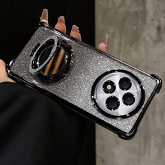 Oppo F27 Pro+ 5G Luxury Shimmer Mirror Back Shockproof Airbag Case