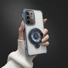 Vivo T4x 5G Premium Stress Buster Wheel Rotating Shockproof Airbags Case