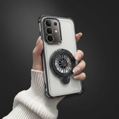 Vivo T4x 5G Premium Stress Buster Wheel Rotating Shockproof Airbags Case