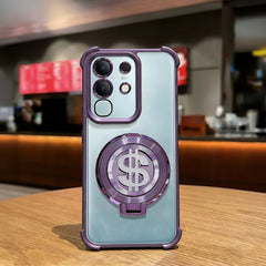 Vivo T4x 5G Four Corner Airbags 100% Original Astro Money Magnet Rotating Dollar Case