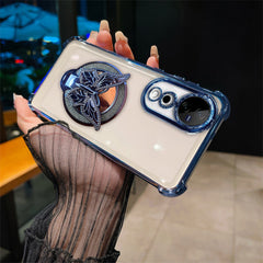 Vivo V40 Pro 5G Premium Butterfly Stand Airbags Case