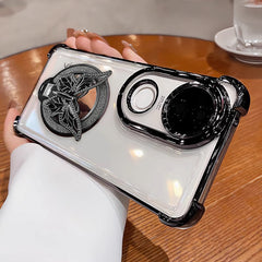Vivo V50 5G Premium Butterfly Stand Airbags Case