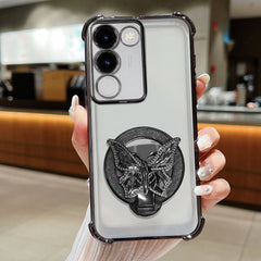Vivo Y200 5G Premium Butterfly Stand Airbags Case