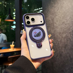 iPhone 17 Pro & 17 Pro Max Luxury Duck Ring Stand Shockproof Magnetic Magsafe Case