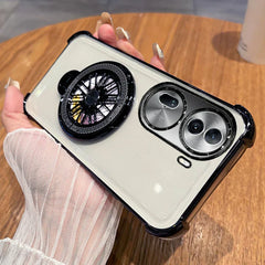 Oppo Reno11 Pro 5G Premium Stress Buster Wheel Rotating Shockproof Airbags Case