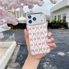 iPhone 17 Pro Max Crystals Swarovski Floral Design Magsafe Case