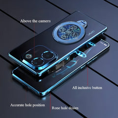 Vivo T3 Pro 5G Electroplating Reflective Fidget Rotating Back Case