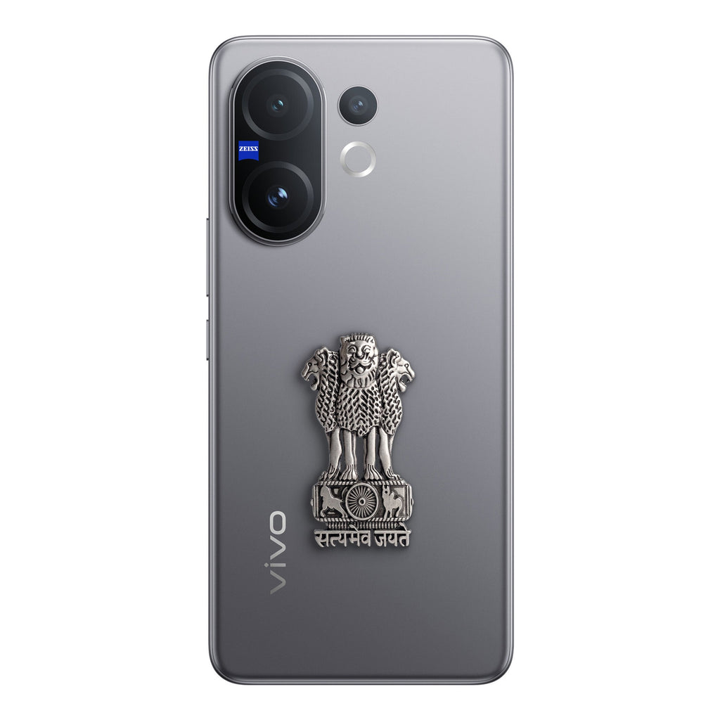 Vivo X200 FE 5G Compatible Satyamev Jayate 3D Metal Emblem Sticker