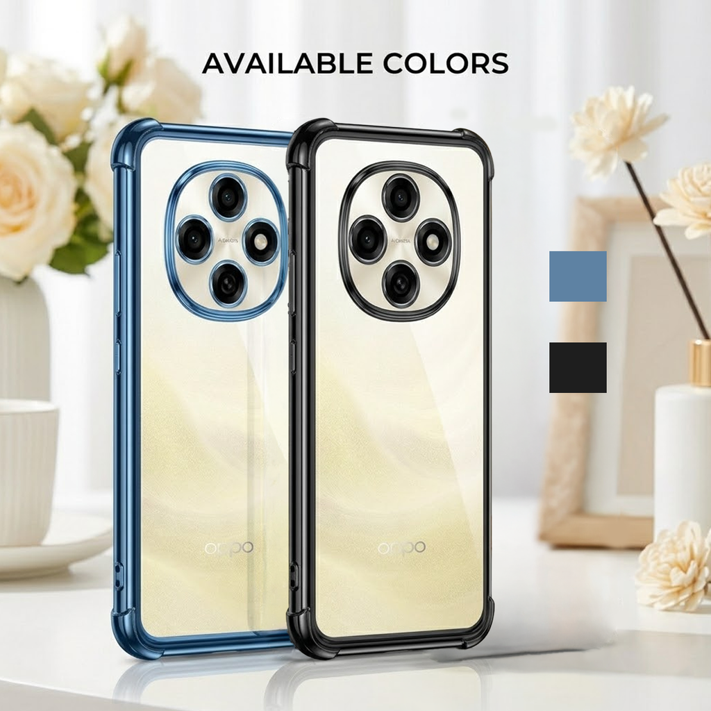 Oppo F31 Pro 5G Anti-Yellow Electroplating Transparent Airbags Case