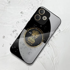 Oppo A5 Pro 5G Premium Acrylic Shockproof Glass Back Case (Satyamev Noir)