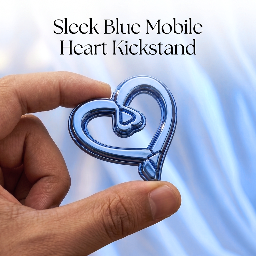 Samsung Galaxy A56 5G Premium Heart Stand Transparent Shockproof Airbag Phone Case
