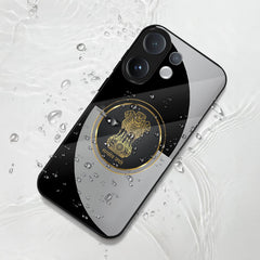 Vivo V60 5G Premium Acrylic Shockproof Glass Back Case (Satyamev Noir)