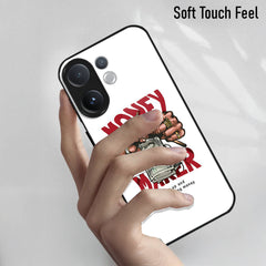 Vivo V60 5G Premium Acrylic Shockproof Glass Back Case (Money Maker)