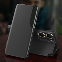 Vivo V29e 5G Luxury Half Window Leather Flip Case