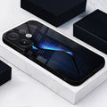 Vivo V60 5G Premium Acrylic Shockproof Glass Back Case ( Blue Gradient )