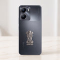 Vivo Y56 5G Compatible Satyamev Jayate 3D Metal Emblem Sticker