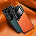 Samsung Galaxy S23 FE 5G luxury Generous® Leather Protective Back Case
