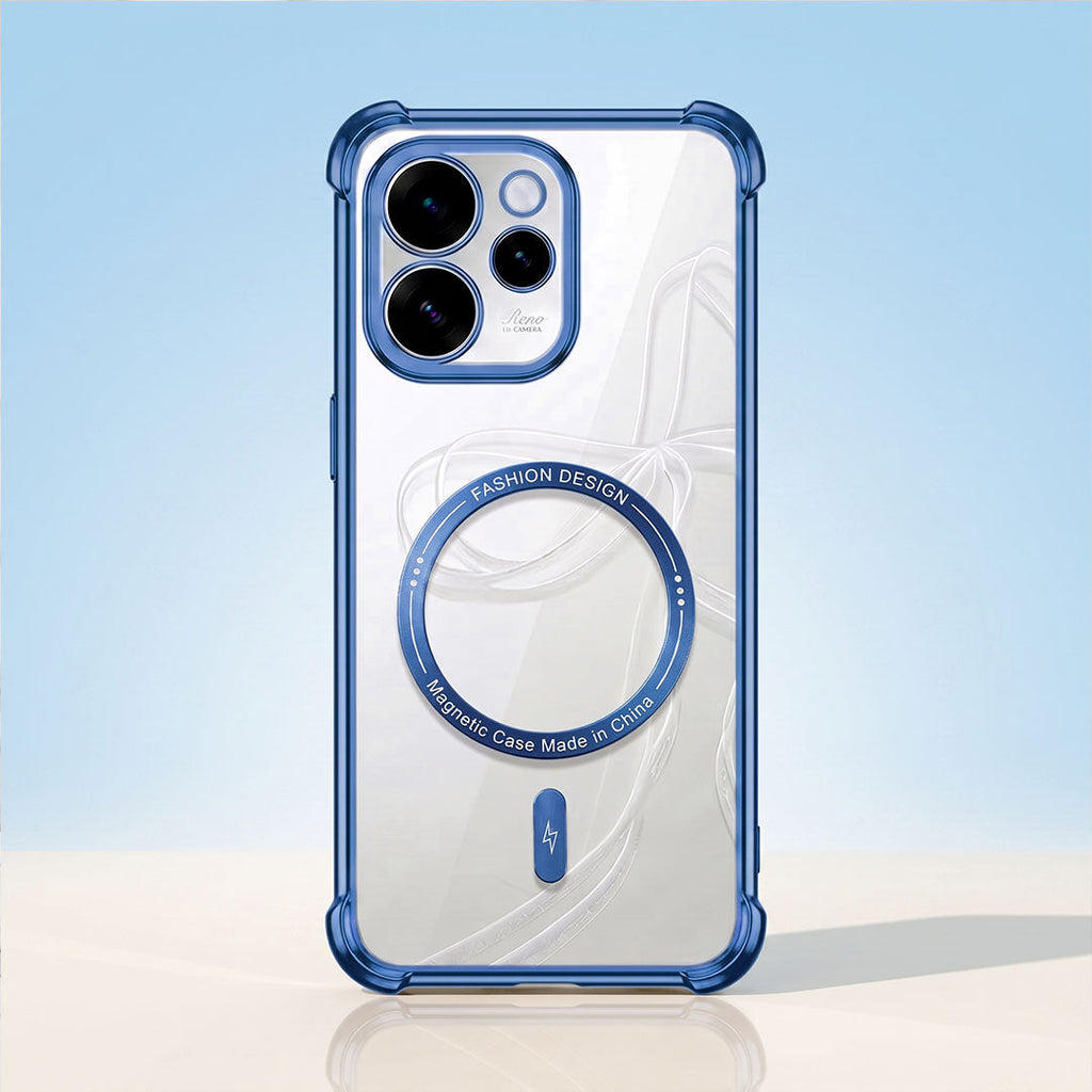Oppo Reno 15 Pro Mini 5G Premium Magnetic MagSafe Shockproof Airbag Case