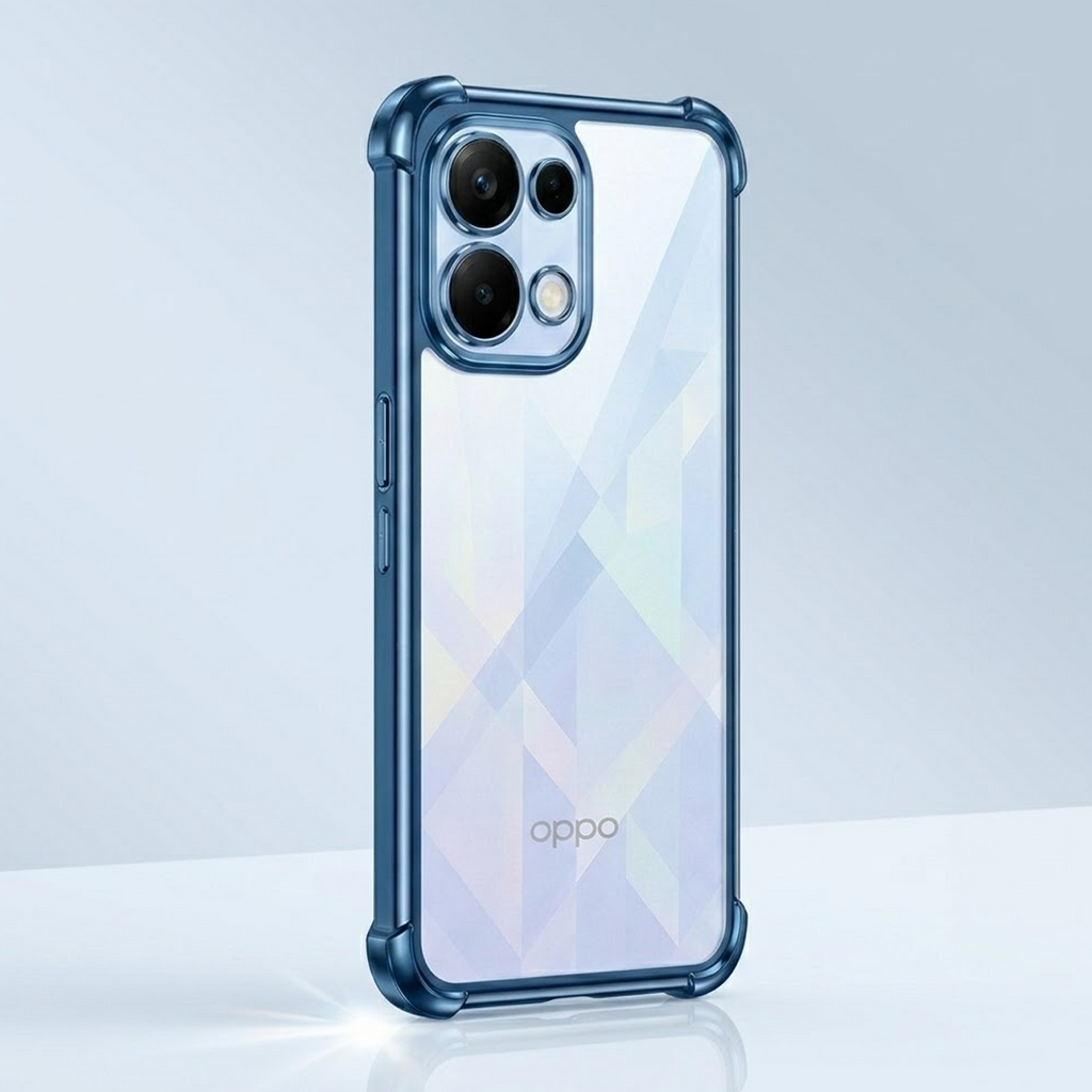 Oppo K13 5G Anti-Yellow Electroplating Transparent Airbags Case