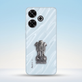 Redmi 13 5G Compatible Satyamev Jayate 3D Metal Emblem Sticker