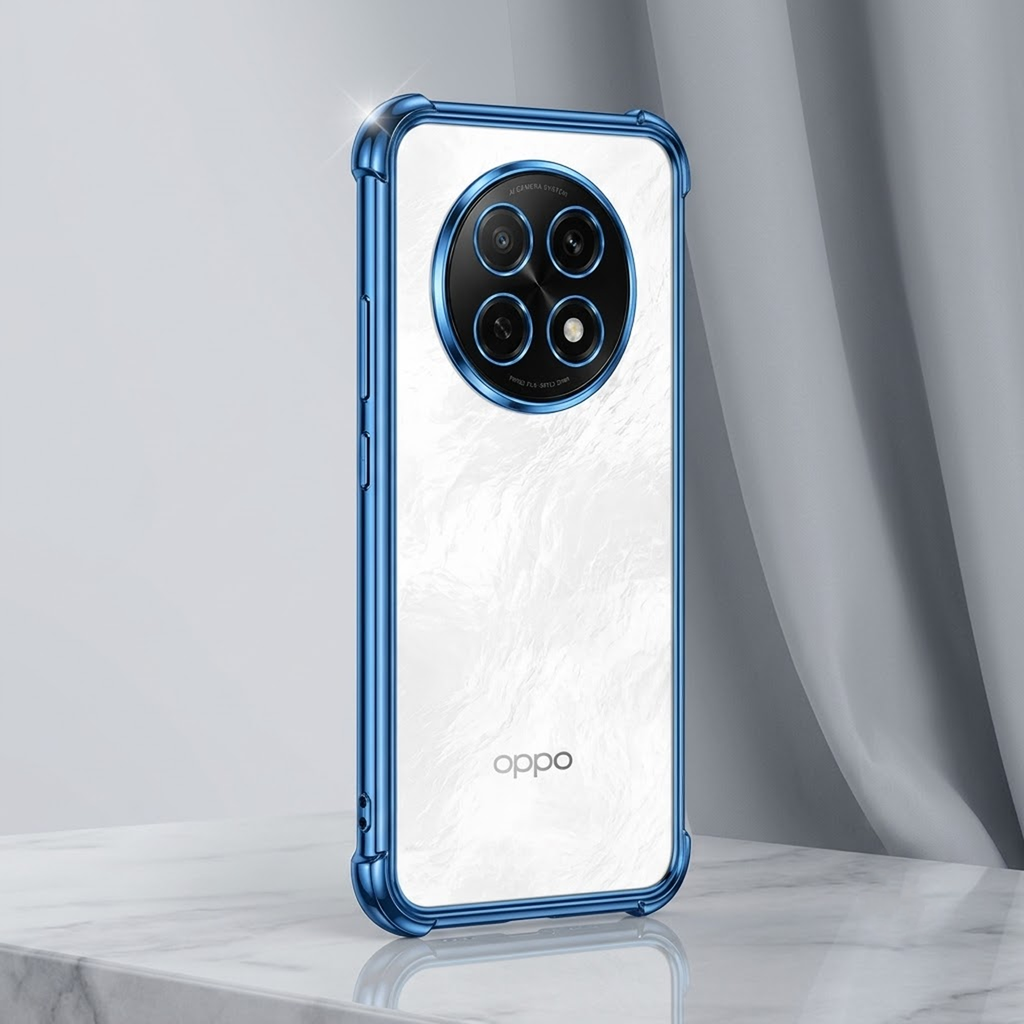 Oppo F29 Pro 5G Anti-Yellow Electroplating Transparent Airbags Case